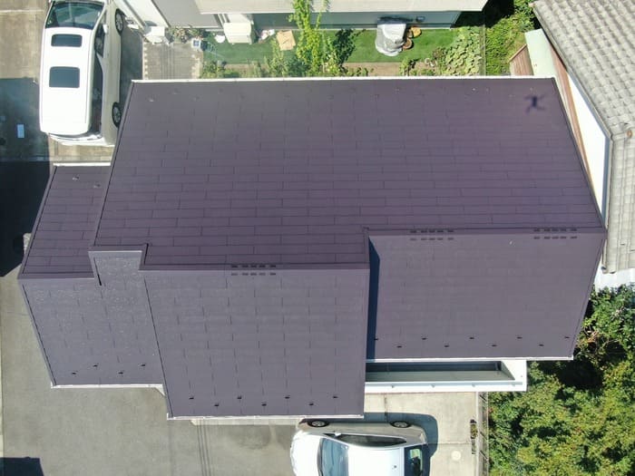 あきる野市 屋根塗装 2025年7月施工 完成後